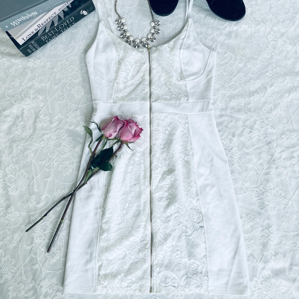 Express Zipper Bodycon Dress